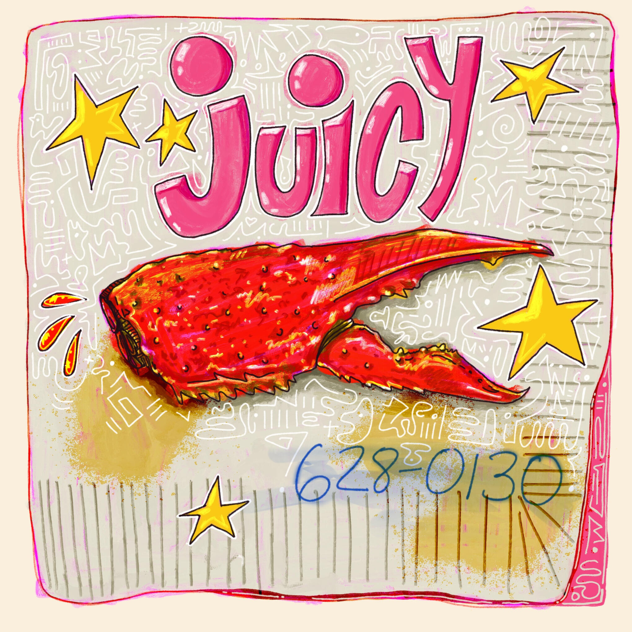 “juicy”, 2026 | digital illustration