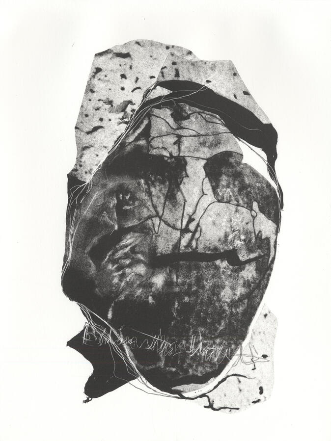"Blood in the heart", 2017 | lithograph