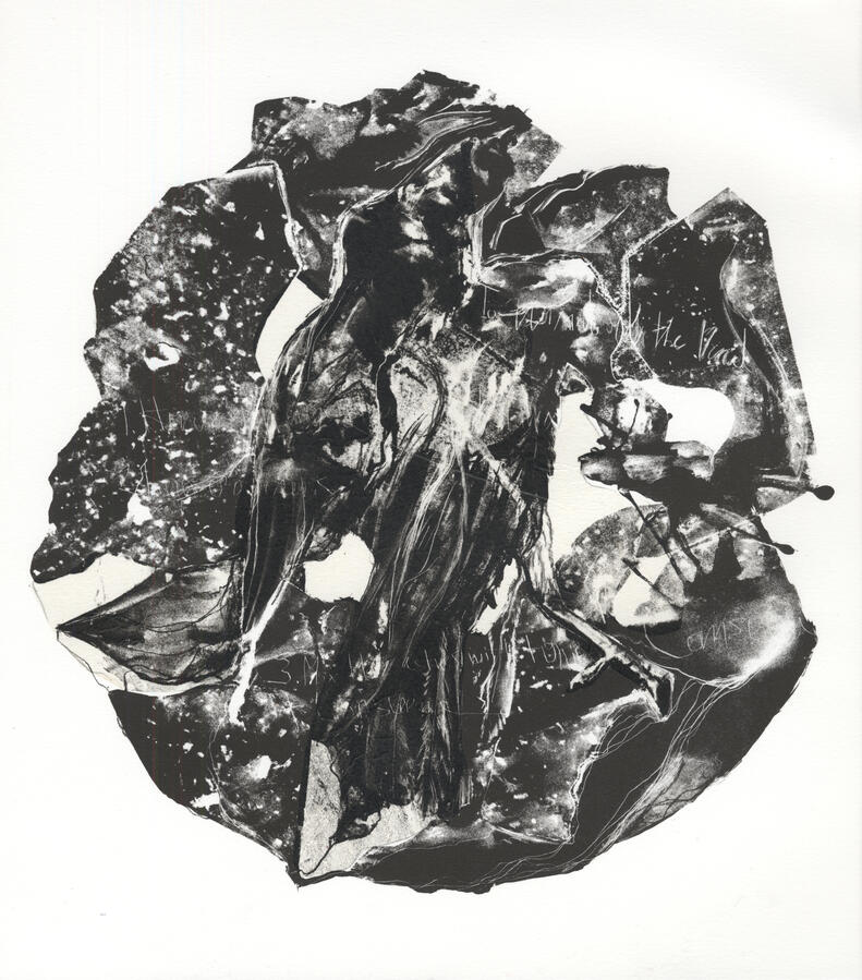 "consume", 2017 | lithograph