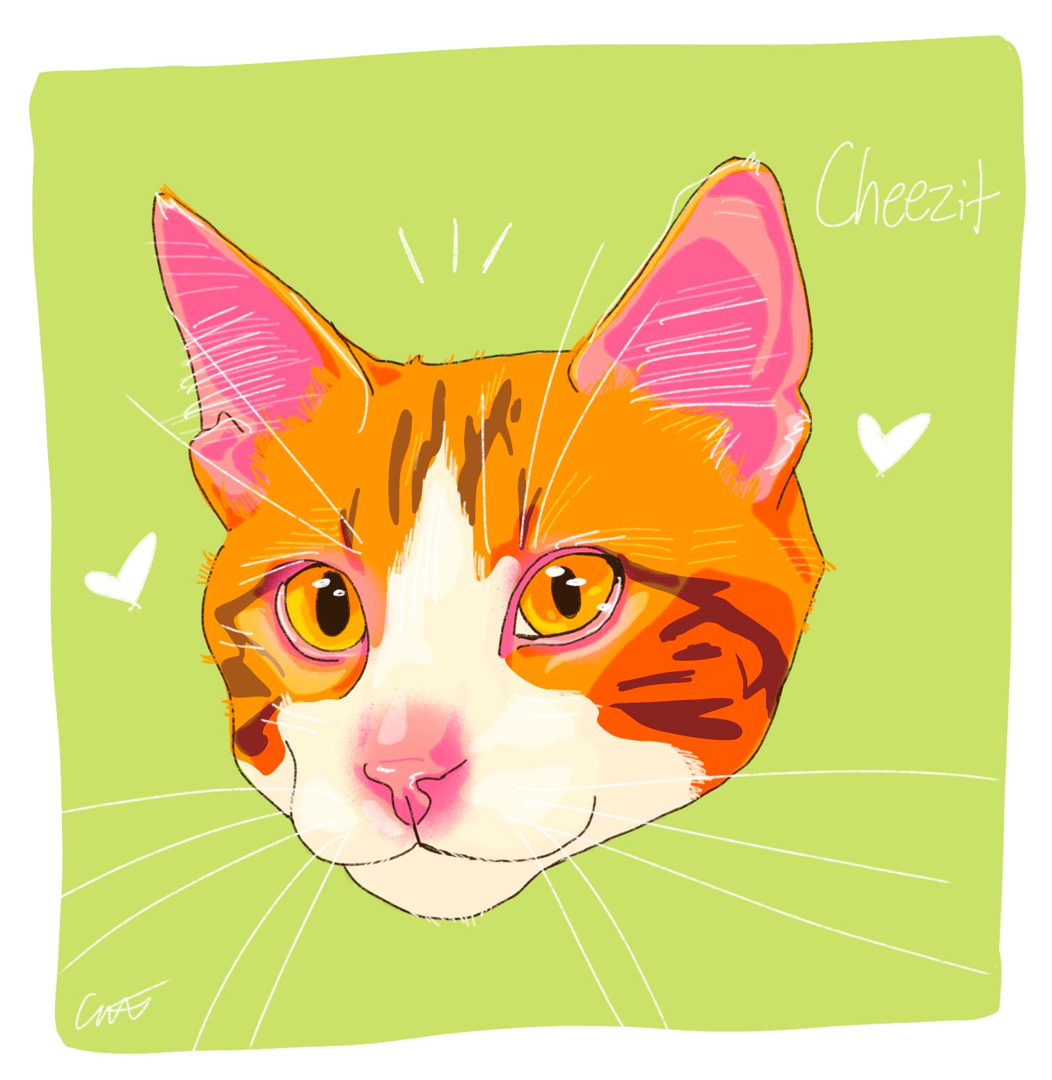 “Cheezit,” 2025 | digital portrait
