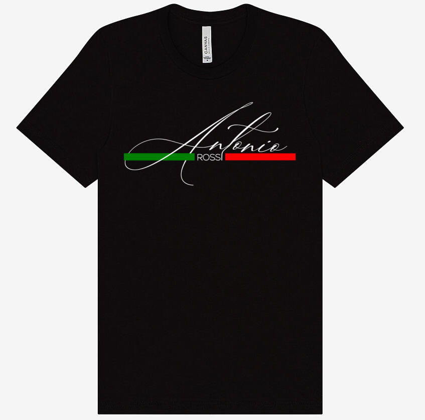 "Antonio Rossi", 2024 | t-shirt design