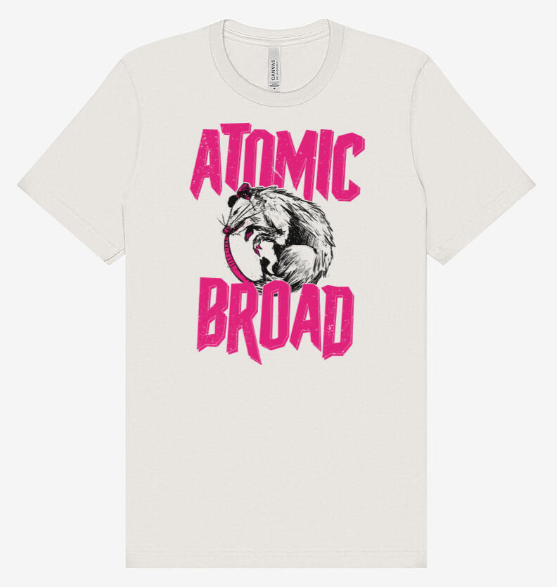 "Atomic Broad", 2024 | t-shirt design